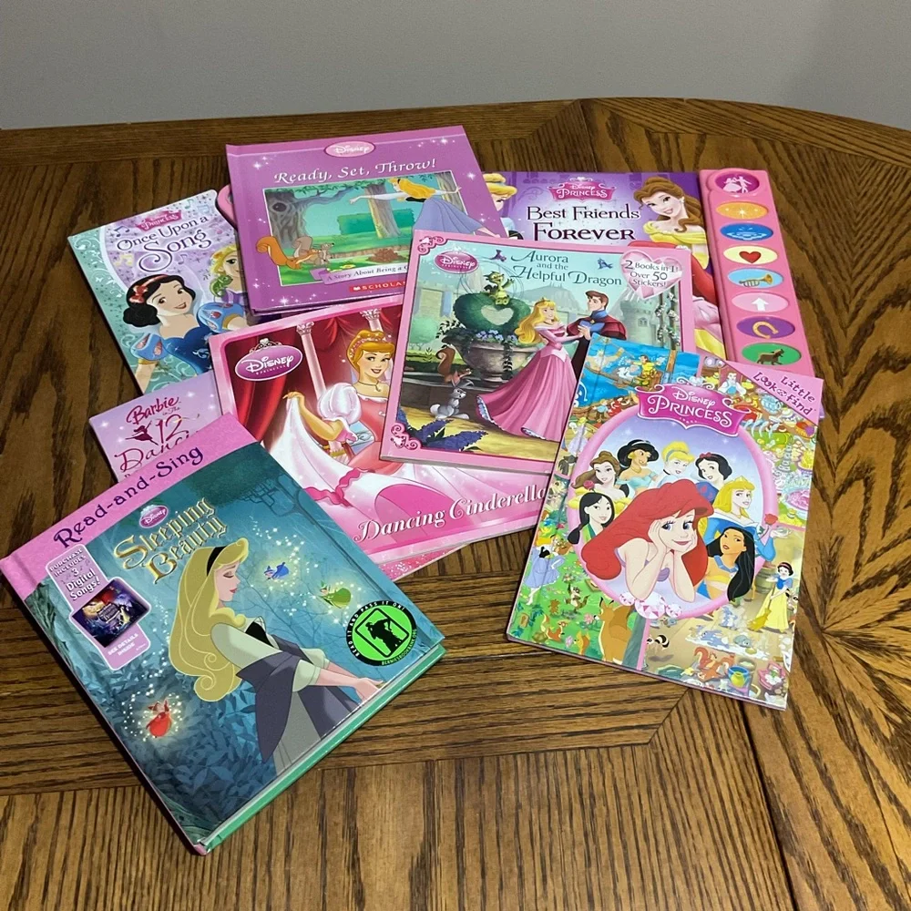 Disney Princess Storybook Set 8 books